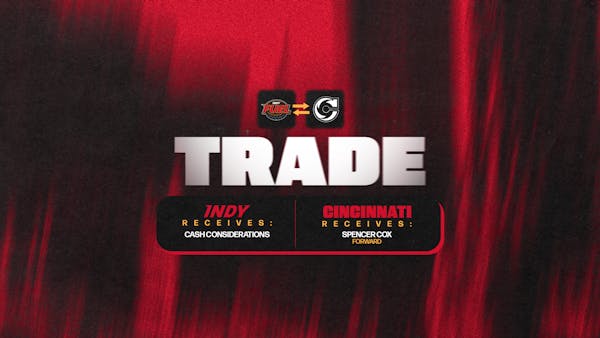 FUEL TRADE SPENCER COX TO CINCINNATI FOR CASH CONSIDERATIONS